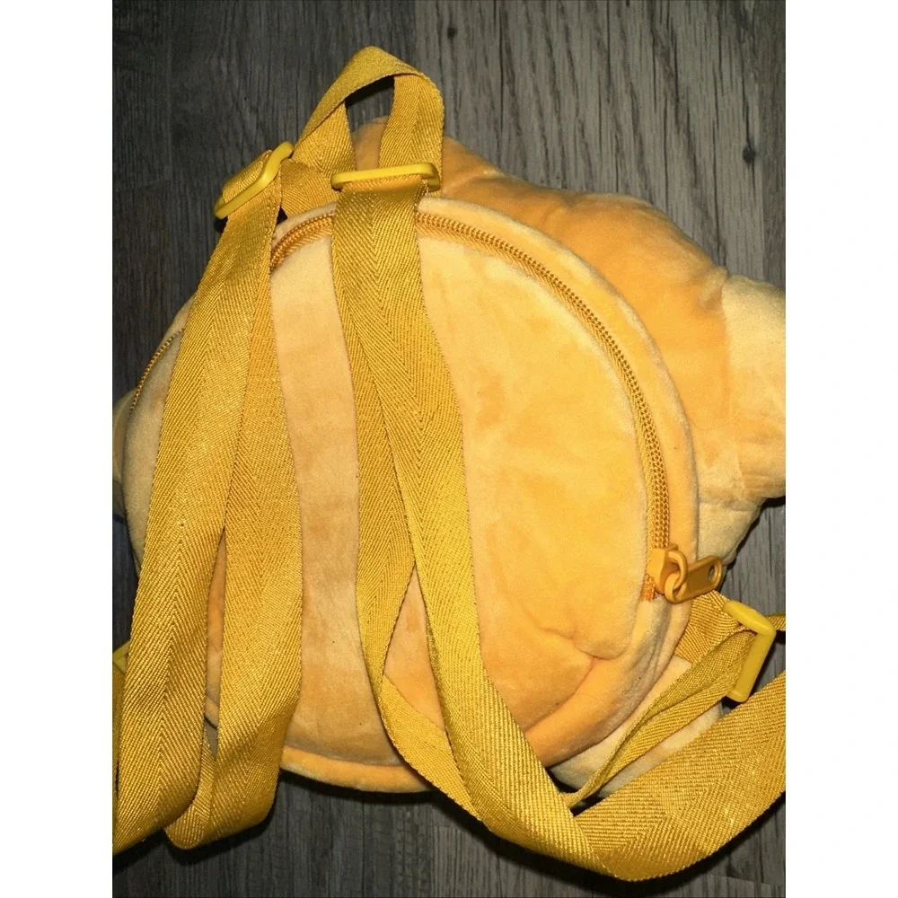 Disney Wish Star Kids Plush‎ Mini Backpack Bag Yellow Gold 12